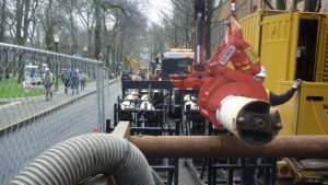 What is the trenchless tunnel method?